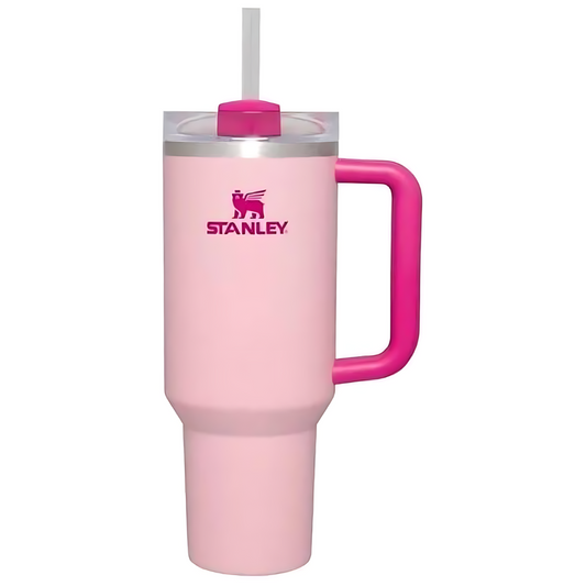 Flamingo Pink Stanley 40 oz Tumbler Cup